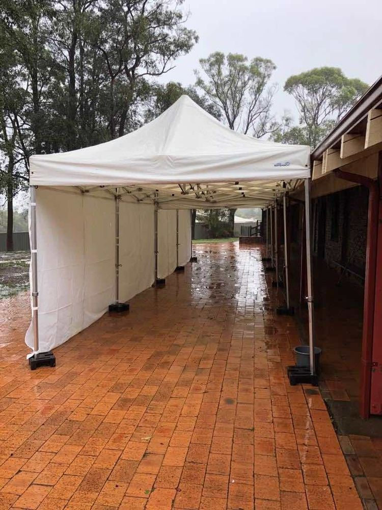 Hire 3x6m Pop Up Marquee Hire with White Roof And 3 Sides, hire Miscellaneous, near Blacktown image 2
