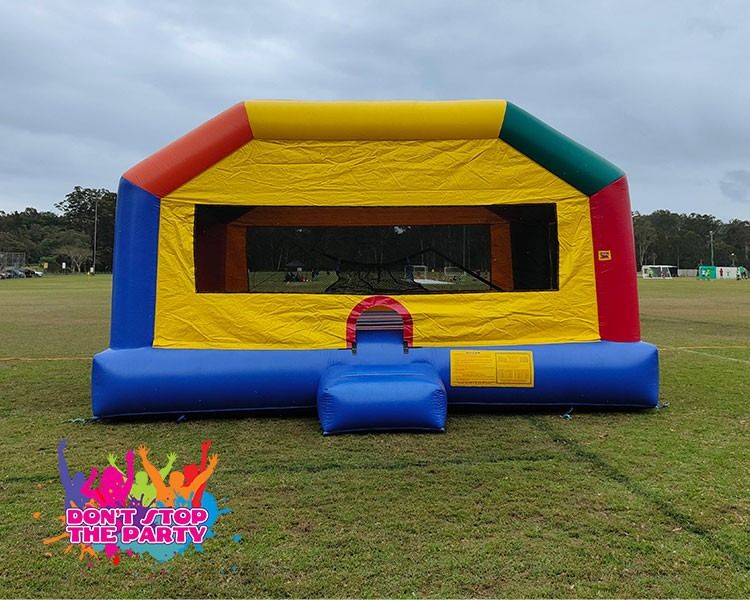 Hire Adults Jumping Castle Disco Blue, hire Jumping Castles, near Geebung