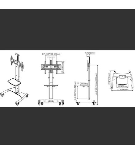 Hire TV Display with Monitor Stand, hire Projectors, near Camperdown image 2