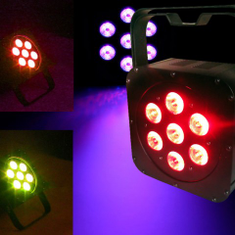 Hire 7X3W 3-IN-1 LED FLAT PAR64