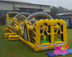 Hire 30 Mtr Mayhem Obstacle Course, hire Jumping Castles, near Geebung image 1