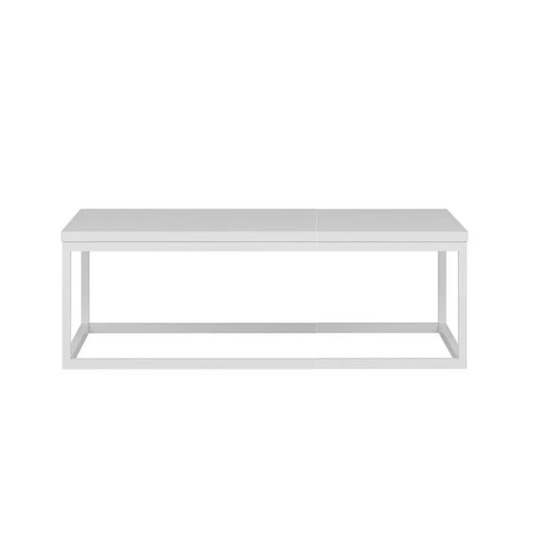 Hire White Rectangular Coffee Table Hire – White Top