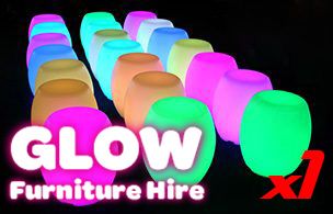 Hire Glow Bong Seats - Package 1, hire Chairs, near Smithfield