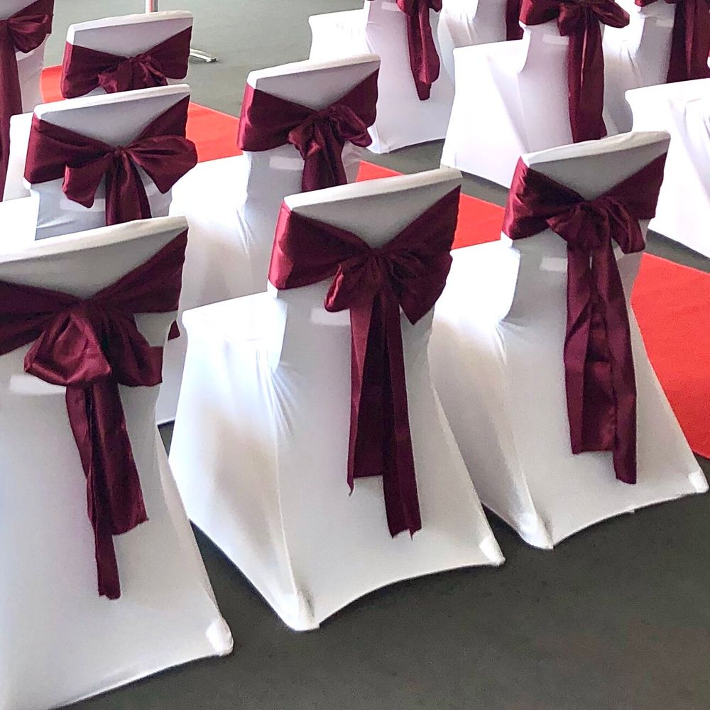 Hire Chair Sashes - Burgundy, hire Miscellaneous, near Seaforth