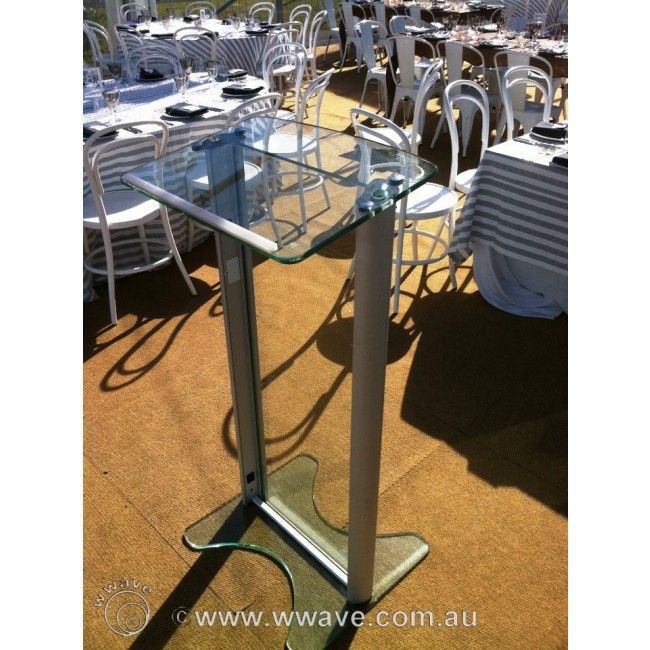 Hire Elite Series Glass Lectern Hire, hire Miscellaneous, near Kensington image 1