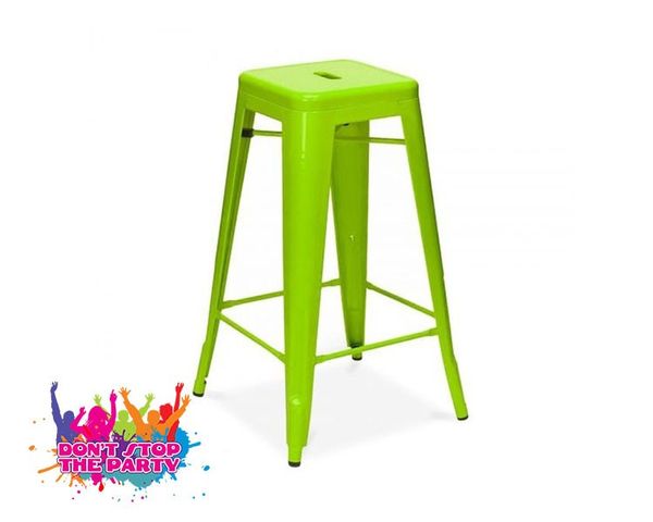 Hire Tolix Bar Stool White - Budget, from Don’t Stop The Party