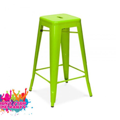 Hire Tolix Bar Stool White - Budget, in Geebung, QLD