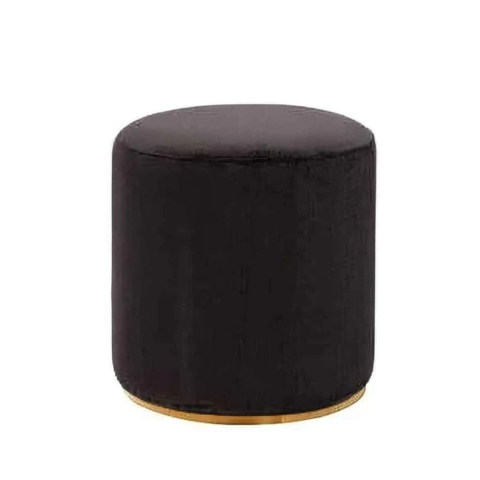 Hire Black Velvet Ottoman Stool Hire, hire Chairs, near Auburn