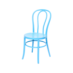 Hire THONET BENTWOOD RESIN CHAIR BLUE