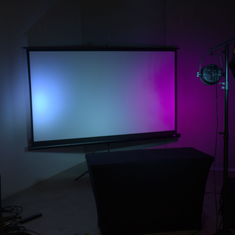 Hire Stumpfl 9'5" x 5'7" Projection screen and legs kit