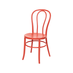 Hire THONET BENTWOOD RESIN CHAIR RED