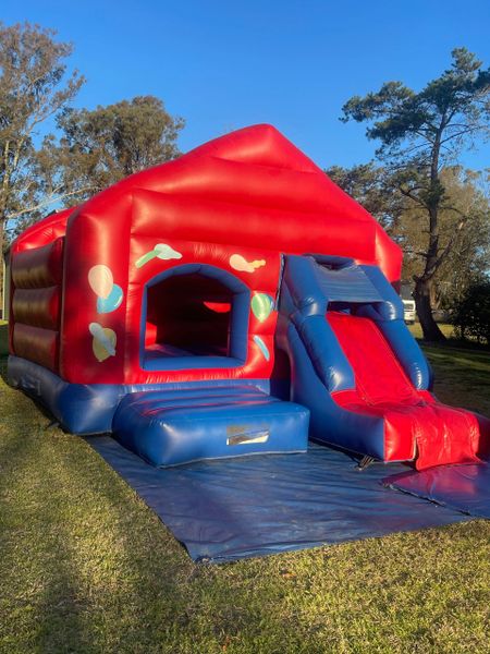 Hire PARTY COMBO 5X5M SLIDE POP UPS AGES 3 TO 12