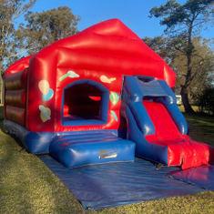 Hire PARTY COMBO 5X5M SLIDE POP UPS AGES 3 TO 12
