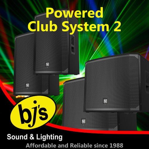 Hire Powered Club System Pack 2, hire Speakers, near Newstead