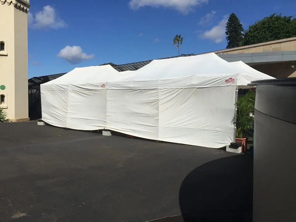 Hire 3mx6m Pop Up Marquee w/ Walls on 3 sides, hire Marquee, near Auburn image 1