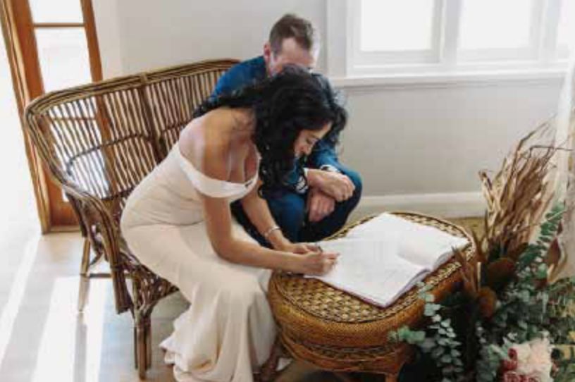 Hire CEREMONY LOVE SEAT AND SIGNING TABLE, hire Chairs, near Brookvale image 2