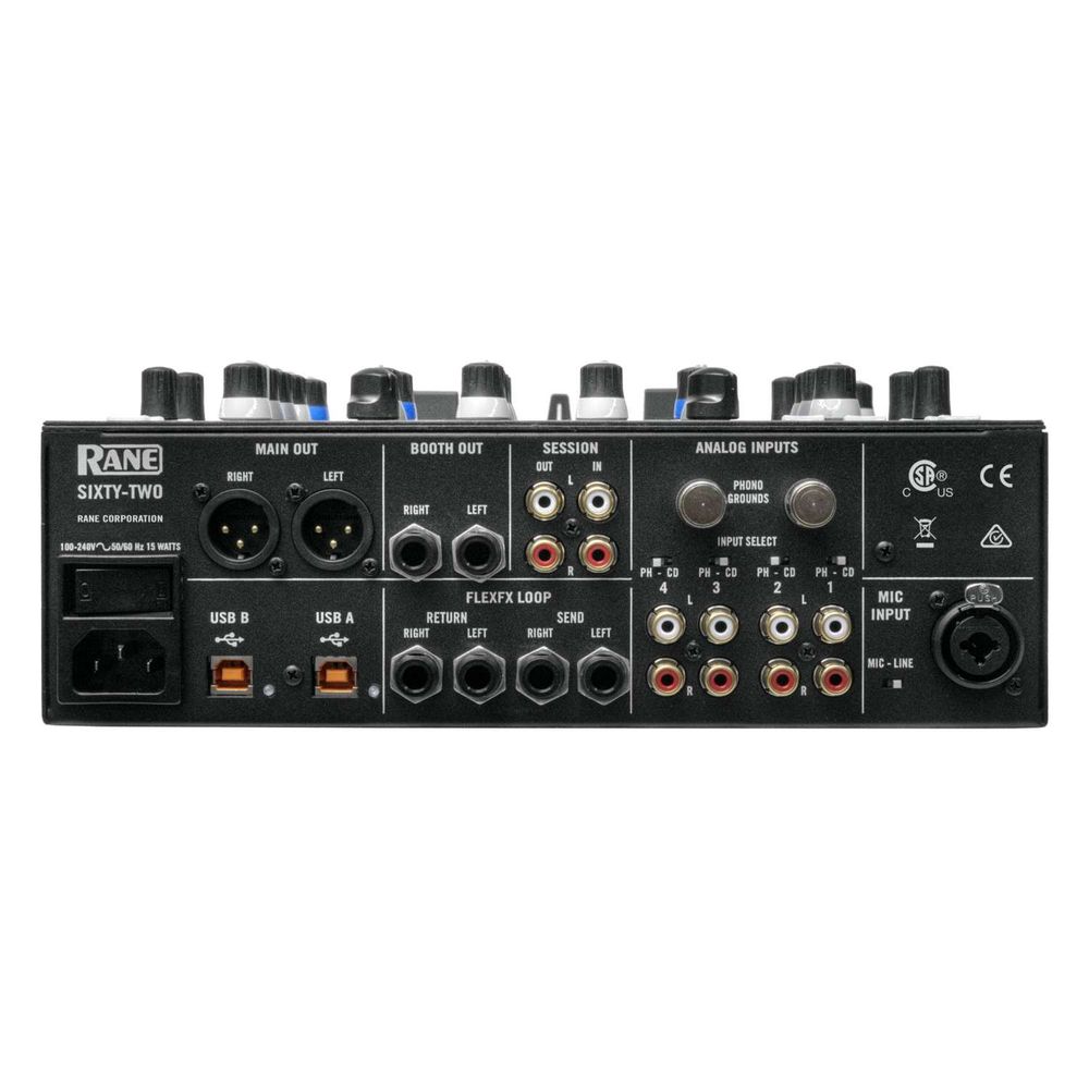 Hire Rane Sixty Two Serato Scratch Live Mixer with FX, hire Audio Mixer, near Newstead image 2