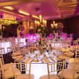 Hire Round Glow Banquet Table Hire