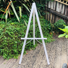 Hire White Wood Easel