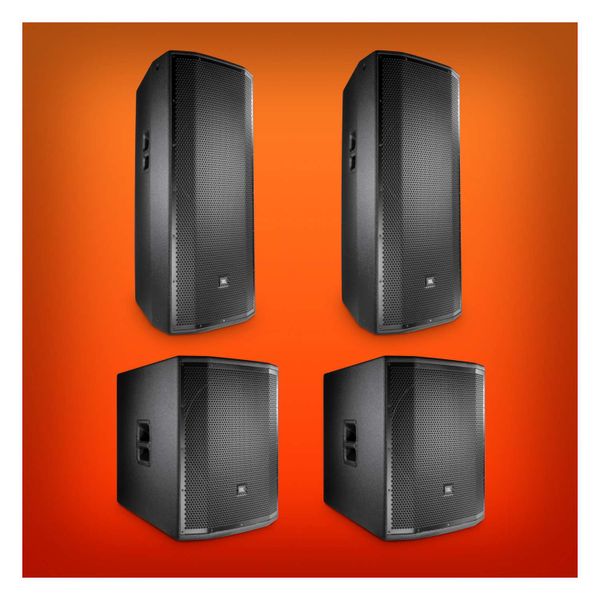 Hire PRX Double 15" with 18" Subwoofer Active Speaker Pack