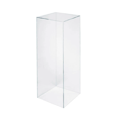 Hire Clear Square Acrylic Plinth Hire - Large