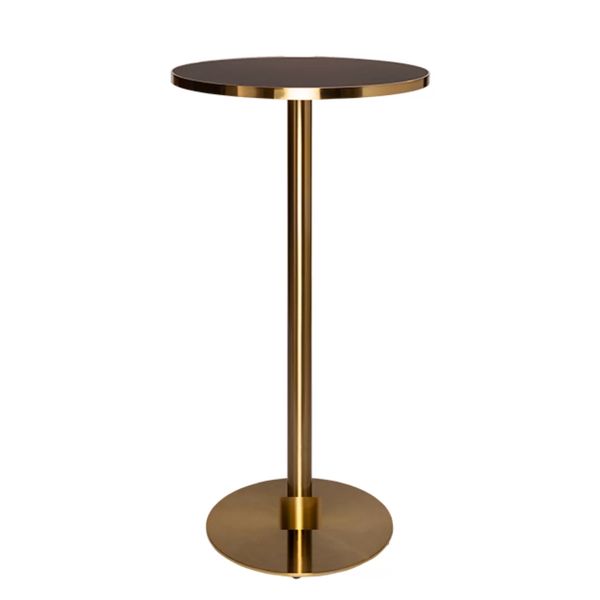 Hire Black Marble Brass Cocktail Bar Table Hire, from Chair Hire Co