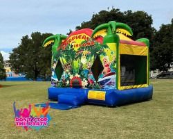 Hire Tropical Island Jumping Castle, hire Jumping Castles, near Geebung image 1