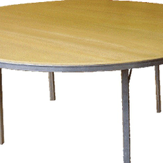 Hire Table, Round (1.5m) Folding 5′