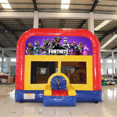 Hire FORTNITE 5IN1 COMBO 5X5.5M WITH SLIDE POP UPS BASKETBALL HOOP OBSTACLES TUNNEL