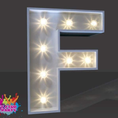 Hire LED Light Up Letter - 60cm - F