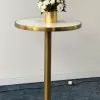 Hire Black Cross Cocktail Table Hire – Green Terrazzo, from Chair Hire Co