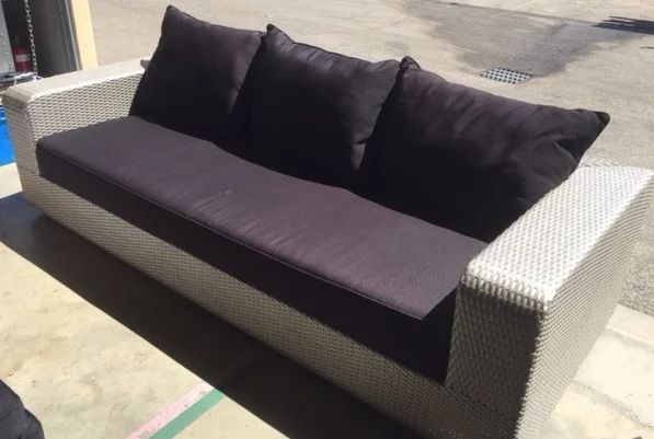 Hire Pacifica 3 Seater Wicker Lounge
