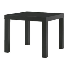 Hire Square Cafe Table Black Hire