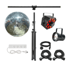 Hire Disco Lights Mirrorball Pack
