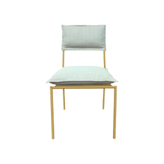 Hire BYRON CHAIR GOLD FRAME VIVA HUGO FABRIC, in Brookvale, NSW