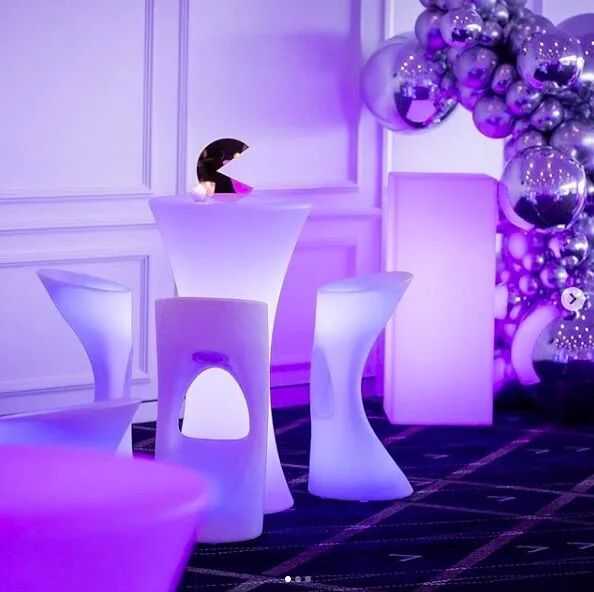 Hire Glow Cocktail Bar Table Hire