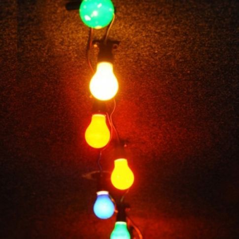 Hire Festoon Mixed Colored Globes 20m Hire, hire Party Lights, near Kensington image 2