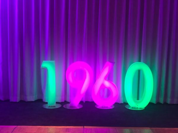 Hire Glow Numbers Hire