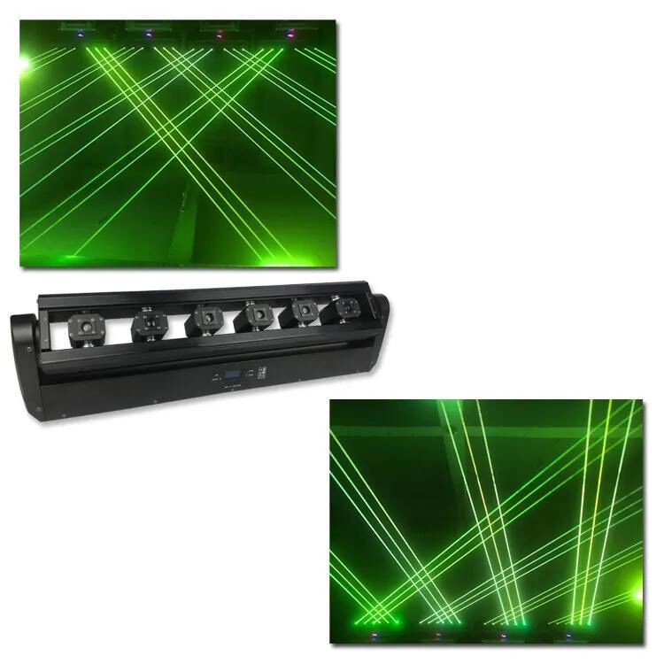 Hire 6 Eyes Beam Moving Head Laser Bar (3W), hire Party Lights, near Marrickville image 2