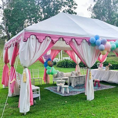 Hire Luxury Marquee Pink 6x4 Metre