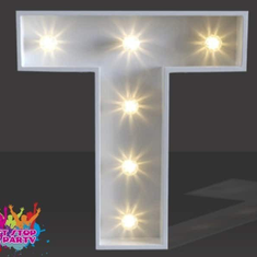 Hire LED Light Up Letter - 60cm - T