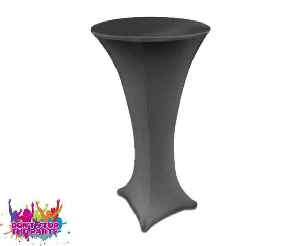 Hire Black Tablecloth - Suit 2.4Mtr Trestle Table, from Don’t Stop The Party