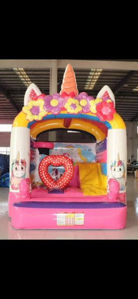 Hire MY LITTLE PONY 3X3M WITH SLIDE POP UPS & BASKETBALL HOOP