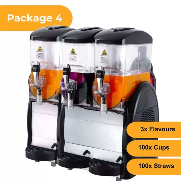 Hire Slushie/Cocktail Machine Package 3 with Refills, from Chair Hire Co