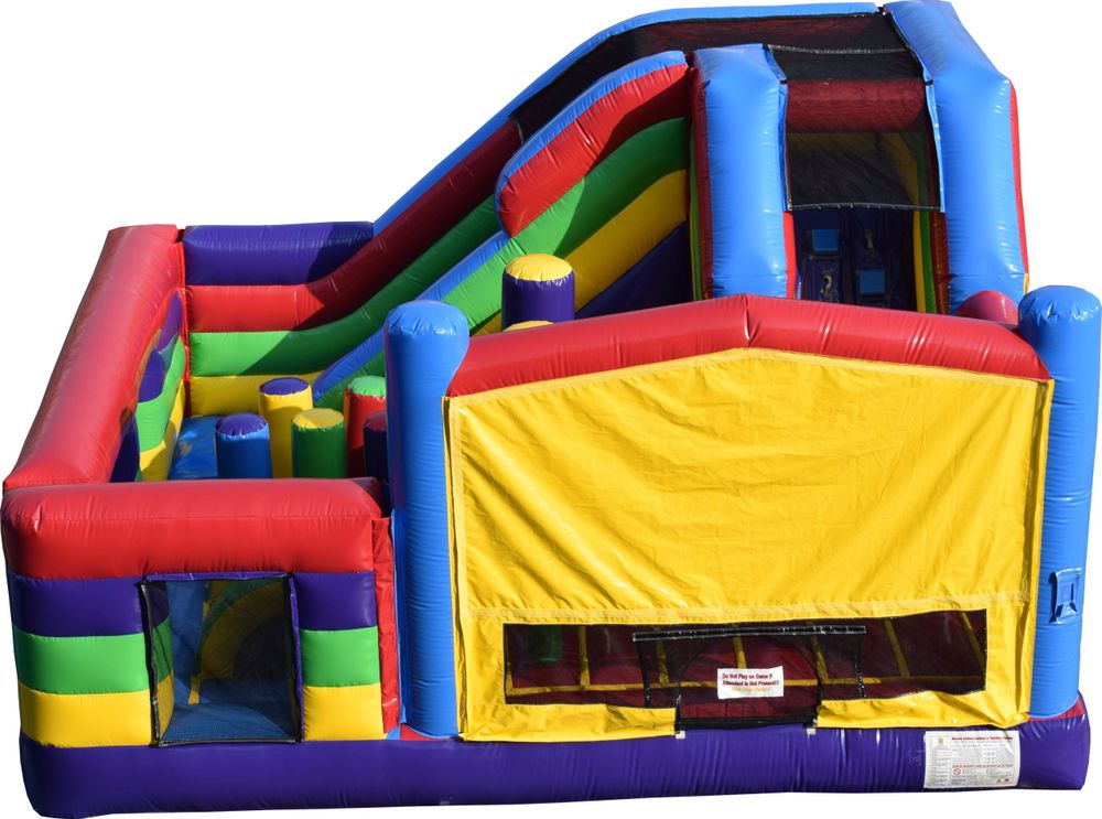Hire Double Lane Wild Splash with Pool VOTED BEST FUN !!, hire Jumping Castles, near Tullamarine image 2