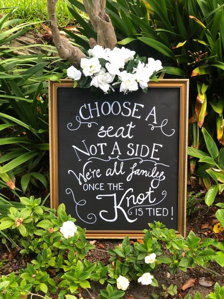 Hire Chalkboard / Wedding Sign