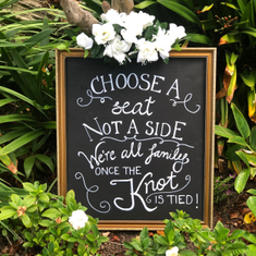 Hire Chalkboard / Wedding Sign, in Seaforth, NSW