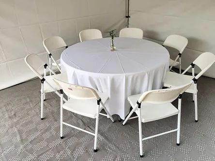 Hire 5ft Round Trestle Table, hire Tables, near Ingleburn