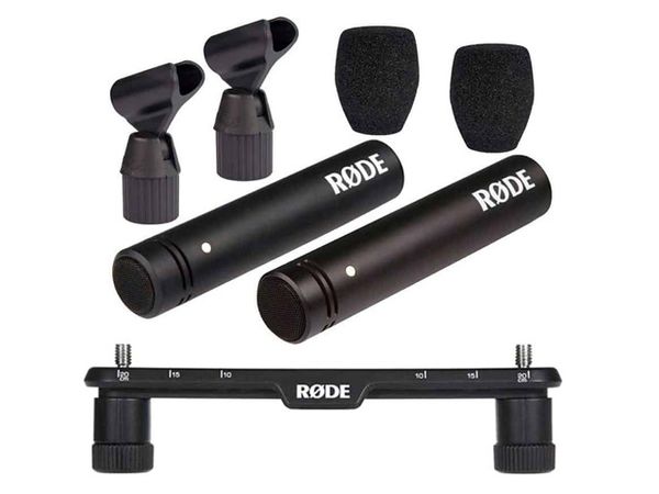Hire PAIR RODE M5 COMPACT MICS WITH STEREO BAR, from Lightsounds Brisbane