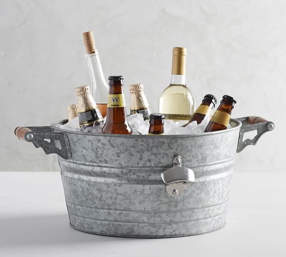 Hire DRINKS TUB GALVANIZED ROUND TIN WITH WOOD HANDLES, hire Miscellaneous, near Brookvale